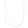 Everlasting Gold 14k White Gold Singapore Chain Necklace 