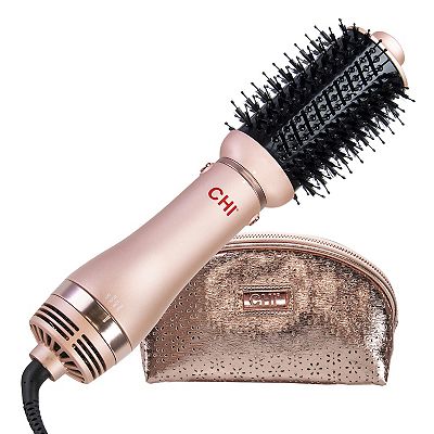 CHI newest - Volumizer 4-in-1 Blowout Brush with Bag - Rose Gold