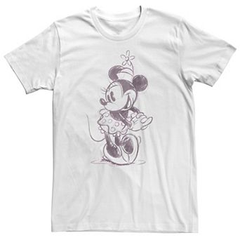 Big & Tall Disney Minnie Mouse Cute Sketch Tee