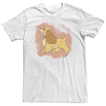 Big & Tall Disney Lady & The Tramp Lady Strut Sketch Tee