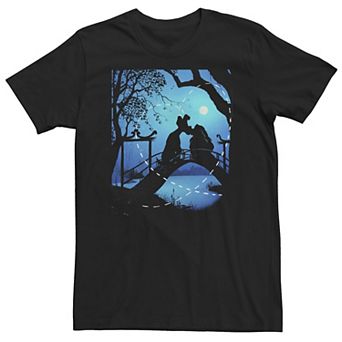 Big & Tall Disney Lady & The Tramp Bridge Silhouette Tee