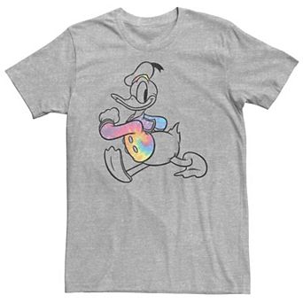 Disney's Donald Duck Big & Tall Strut Tie-Dye Shirt Portrait Tee