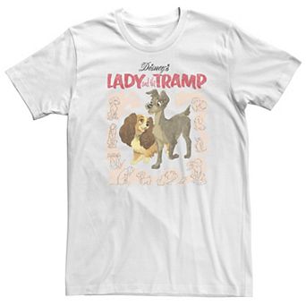 Disney's Lady & The Tramp Big & Tall Vintage Cover Tee