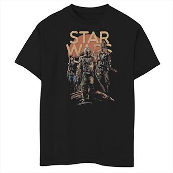 Boys 6-20 Star Wars The Mandalorian Character Entourage Graphic Tee