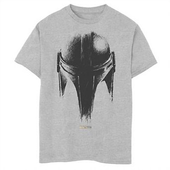 Boys 8-20 Star Wars The Mandalorian Metallic Helmet Graphic Tee