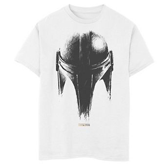 Boys 8-20 Star Wars The Mandalorian Metallic Helmet Graphic Tee