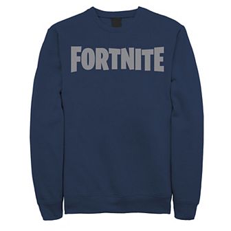 Men's Fortnite Greyscale Simple Logo Sweatshirt