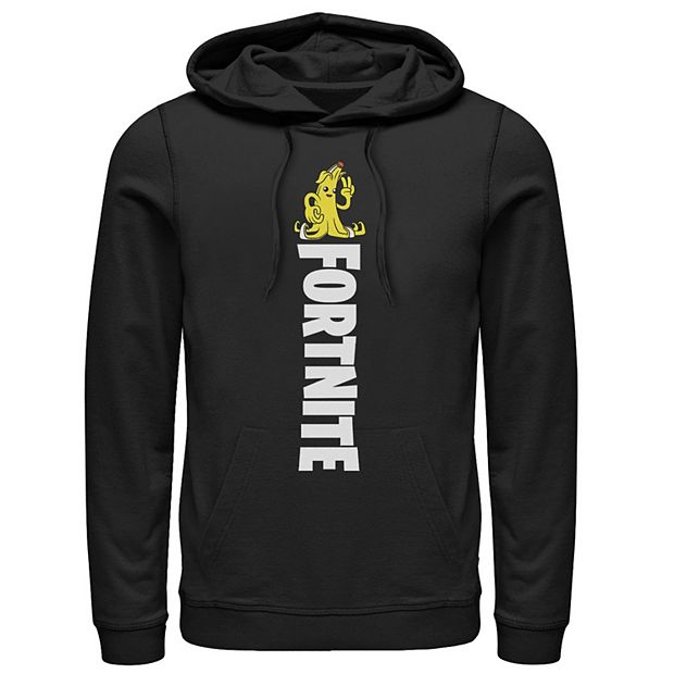 Men s Fortnite Peely Peace Sign Portrait Hoodie