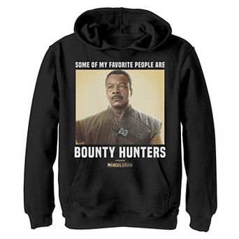 Boys 4-20 Star Wars The Mandalorian Favorite People Are Bounty Hunters Graphic Hoodie