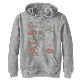 Boys 8-20 Star Wars The Mandalorian AT-ST Action Figure Graphic Hoodie