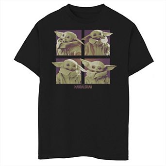 Boys 6-20 Star Wars The Mandalorian Child At Twilight Boxed Up Graphic Tee