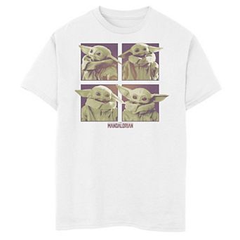 Boys 6-20 Star Wars The Mandalorian Child At Twilight Boxed Up Graphic Tee