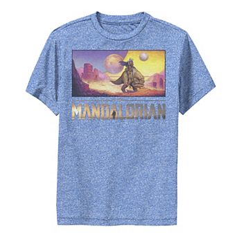 Boys 8-20 Star Wars The Mandalorian Dreamscape Journey Performance Graphic Tee