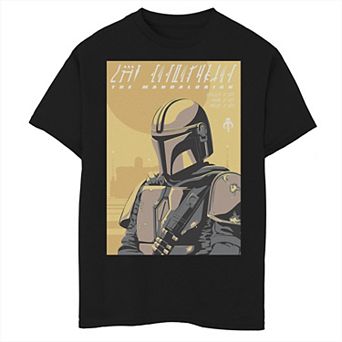 Boys 6-20 Star Wars The Mandalorian Bounty Hunter Portrait Graphic Tee
