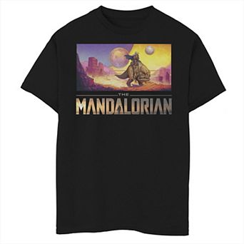 Boys 6-20 Star Wars The Mandalorian Dreamscape Journey Graphic Tee
