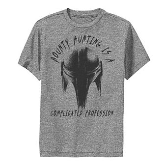 Boys 8-20 Star Wars The Mandalorian A Complicated Profession Performance Graphic Tee