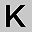 Silver Tone K