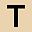 Gold Tone T