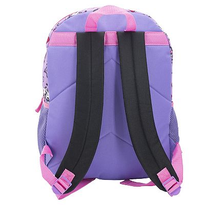 Khaii 5-Piece Backpack Set For Teens - Includes Backpack, Lunch Bag, Pencil Case & More (Purple)
