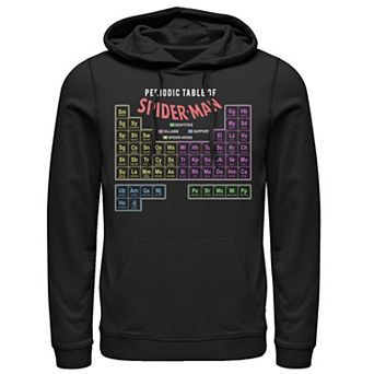 Men's Marvel Periodic Table Of Spider-Man Hoodie