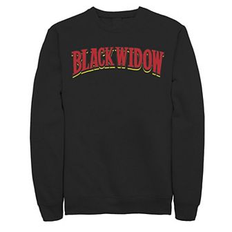 Men's Marvel Black Widow Avengers Classic Logo Sweatshirt