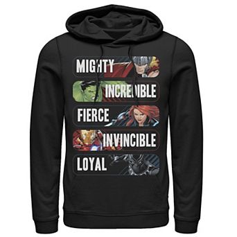 Men's Marvel Avengers Inspirational Group Shot Hoodie