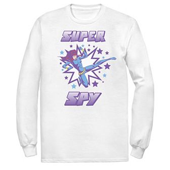 Men's Marvel Black Widow Retro Super Spy Tee