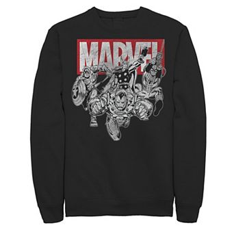 Men's Marvel Iron Man Vintage Comic Sweatshirt