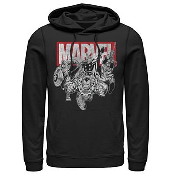 Men's Marvel Iron Man Vintage Comic Hoodie