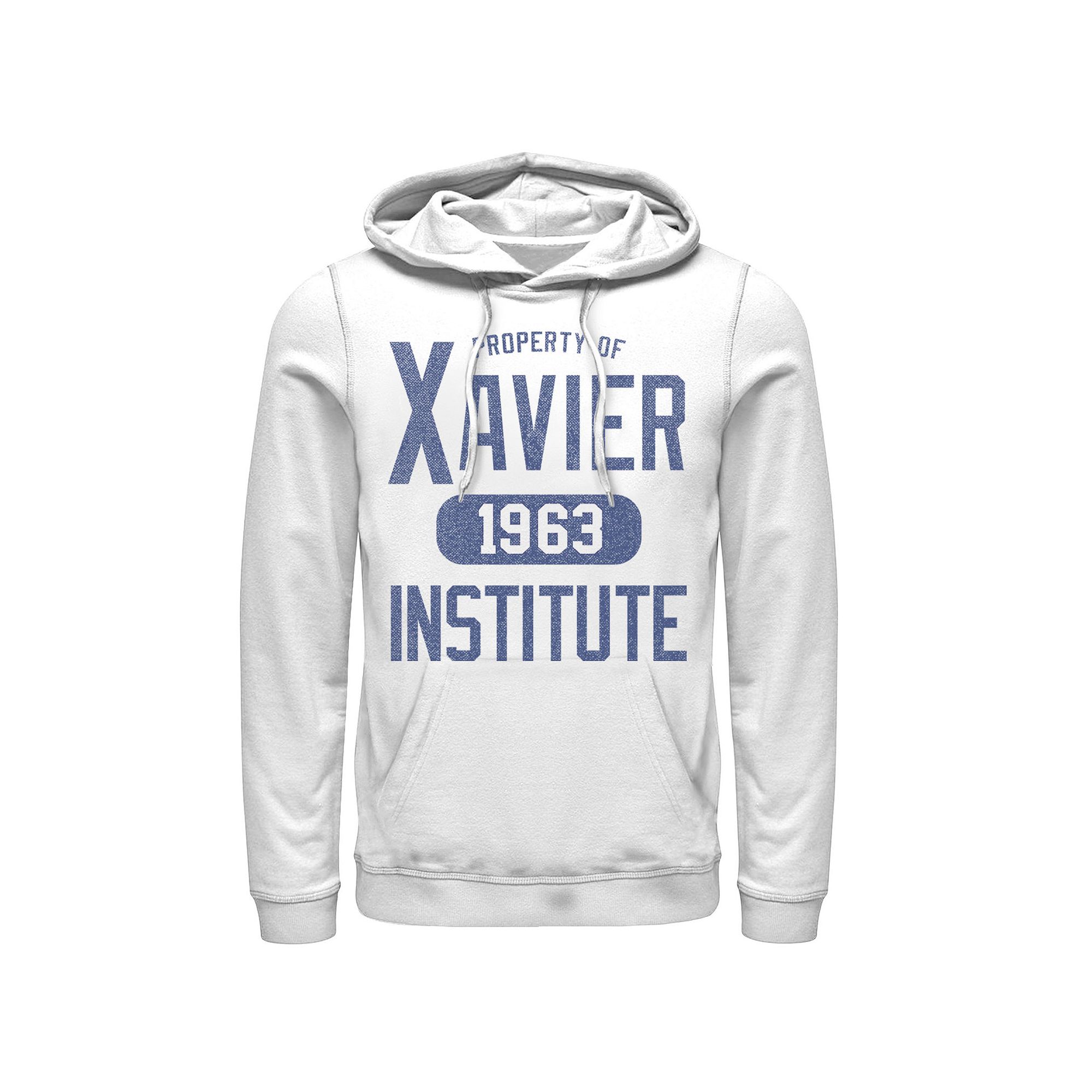 Mens Marvel X-Men Xavier Institute 1963 Campus Property Hoodie, Size: Smal
