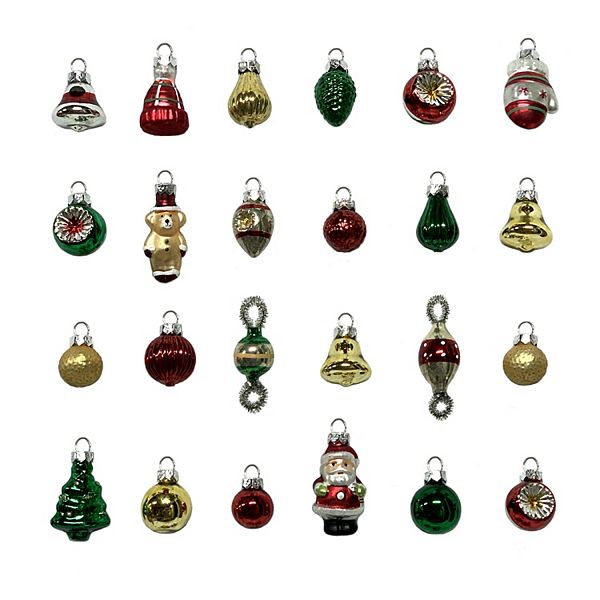 St. Nicholas Square® Kringle's Cottage Mini Christmas Ornaments 24