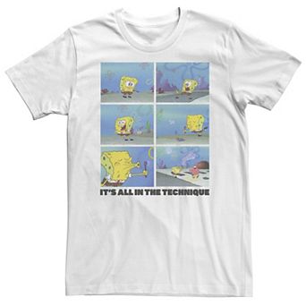 Big & Tall SpongeBob SquarePants "It's All In The Technique" Tee