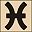 Gold Tone Pisces
