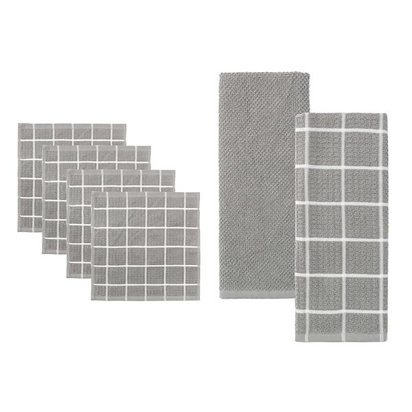 Food Network® Windowpane Grid Dishcloth 4-pk.