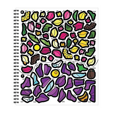 Brain Games Sticker By Number Flowers & Nature