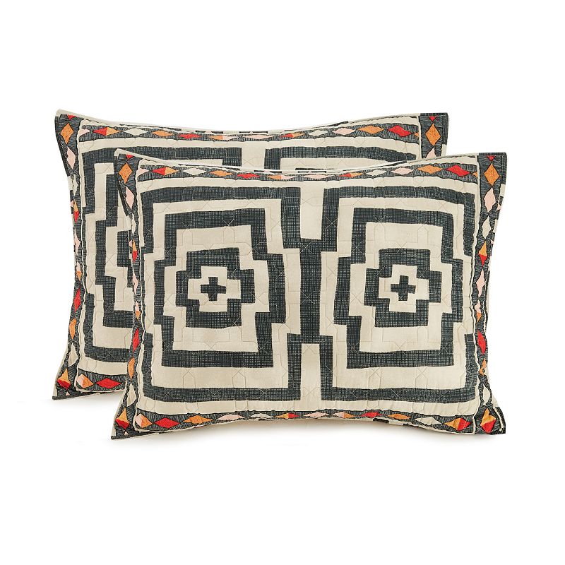 Makers Collective Justina Blakeney Hypnotic Sham Set, Black, Std Sham