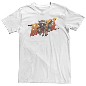Big & Tall Marvel Guardians Of The Galaxy Rocket Raccoon Tee