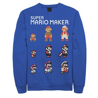Men's Nintendo Mario Character Evolution Sweatshirt