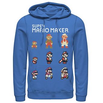 Men's Nintendo Mario Character Evolution Hoodie