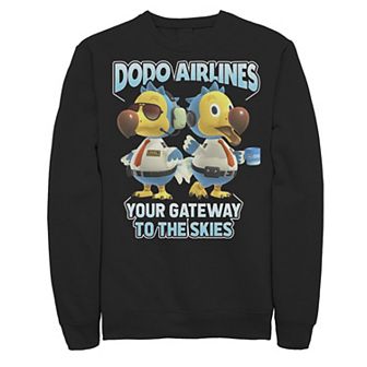 Men's Animal Crossing Dodo Airlines Your Gateway To The Skies Sweatshirt