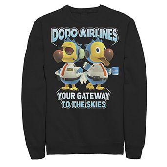 Men's Animal Crossing Dodo Airlines Your Gateway To The Skies Sweatshirt