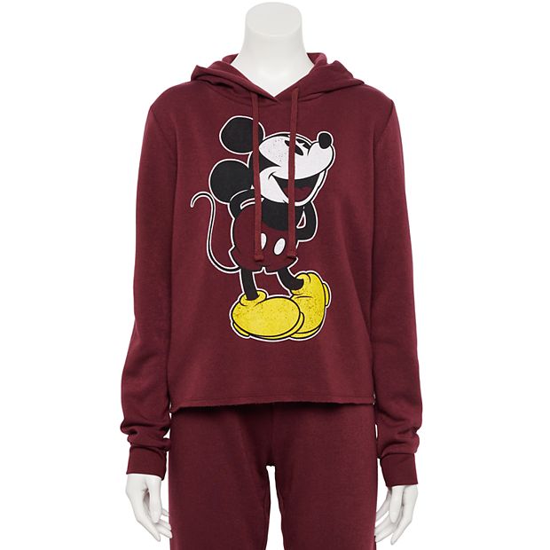 Red mickey mouse online hoodie