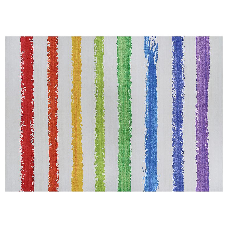 Couristan Rainbow Flavors Runner Rug, Multicolor, 8X10 Ft