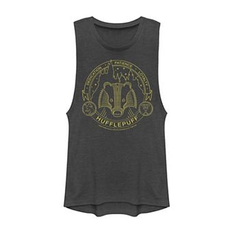 Juniors' Harry Potter Hufflepuff Graphic Muscle Tank Top