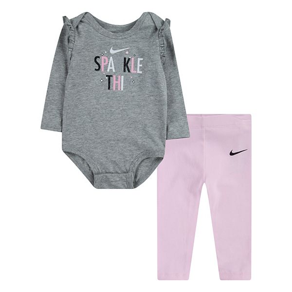 Baby Girl Nike Sparkles Bodysuit & Leggings Set