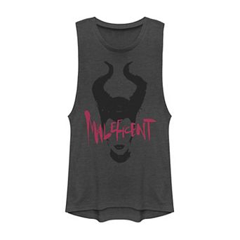 Disney's Maleficent Juniors' Mistress Of Evil Silhouette Muscle Tank Top