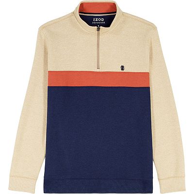 Men's IZOD Advantage Performance Quarter Zip Fleece Pullover