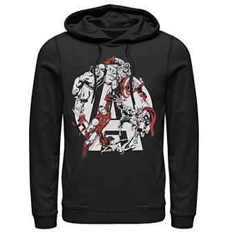 Men's Marvel Gradient Ombre Circle Icons Hoodie