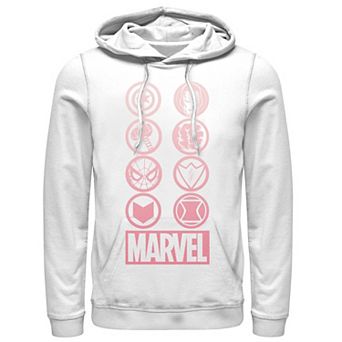 Men's Marvel Gradient Ombre Circle Icons Hoodie