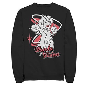 Men's Marvel Wandavision Retro Animated Portrait Sweatshirt
